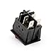 Baomain Boat Rocker Switch Red Light Illuminated AC 16A/250V 16A/125V 6 Pin Dual DPDT ON/OFF UR List (1PCS)