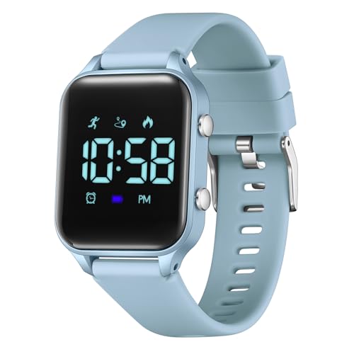 Image of LAVAREDO Kids Digital Watches for Boys Girls,Waterproof Sport Watch with Pedometer Stopwatch Vibration Alarm for Ages 5-13,No App Fitness Tracker Watch for Kids Teens Birthday Gifts