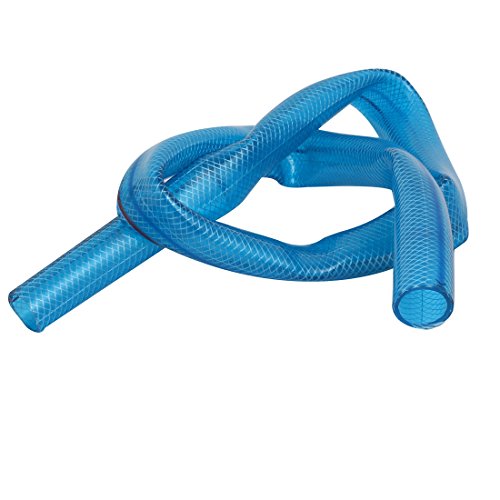 Ruilogod Tubo de PVC flexible reforzado claro azul claro de 1 metro de longitud de 25 mm DIA interno