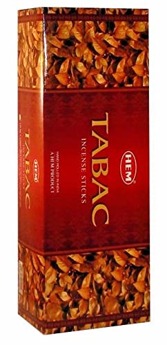 Hem Tabac Incense Bulk 6 x 20 Stick Box, 120 Sticks