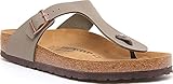 Birkenstock Classic Gizeh Birko-Flor 43391, Zehentrenner, Braun (Stone 972), 41 EU (7.5 UK)