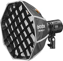 Godox Softbox parabólico SP1 para kit de luz de vídeo LED RS60BI RS60R MS60BI MS60