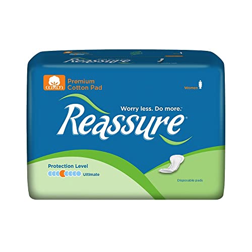 Reassure Premium Cotton Pads, Ultimate - 30 per Bag