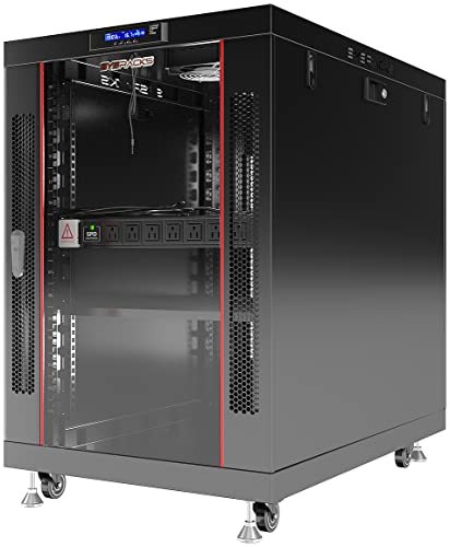 Sysracks 15U 35Inch Deep Server Rack Cabinet It Enclosure Premium Series Data It Locking Under Desk Network Rack With Wheels Pdu And Other Accessories #TOP1