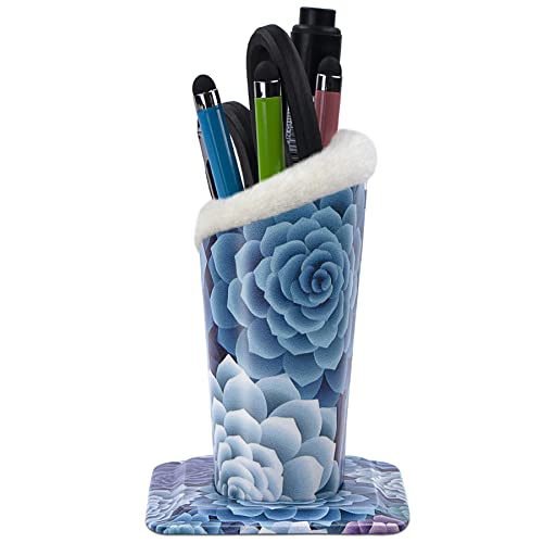 Image of Plush Fluffy Lined Anti-scratch Eyeglasses Holder Protective Glasses Stand Case