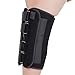 Alpha Medical 14” Long Adjustable Three Panel Orthopedic Knee Immobilizer – Supportive & Adjustable Side Panels – Knee Brace Stabilizer – Knee Immobilization L1830