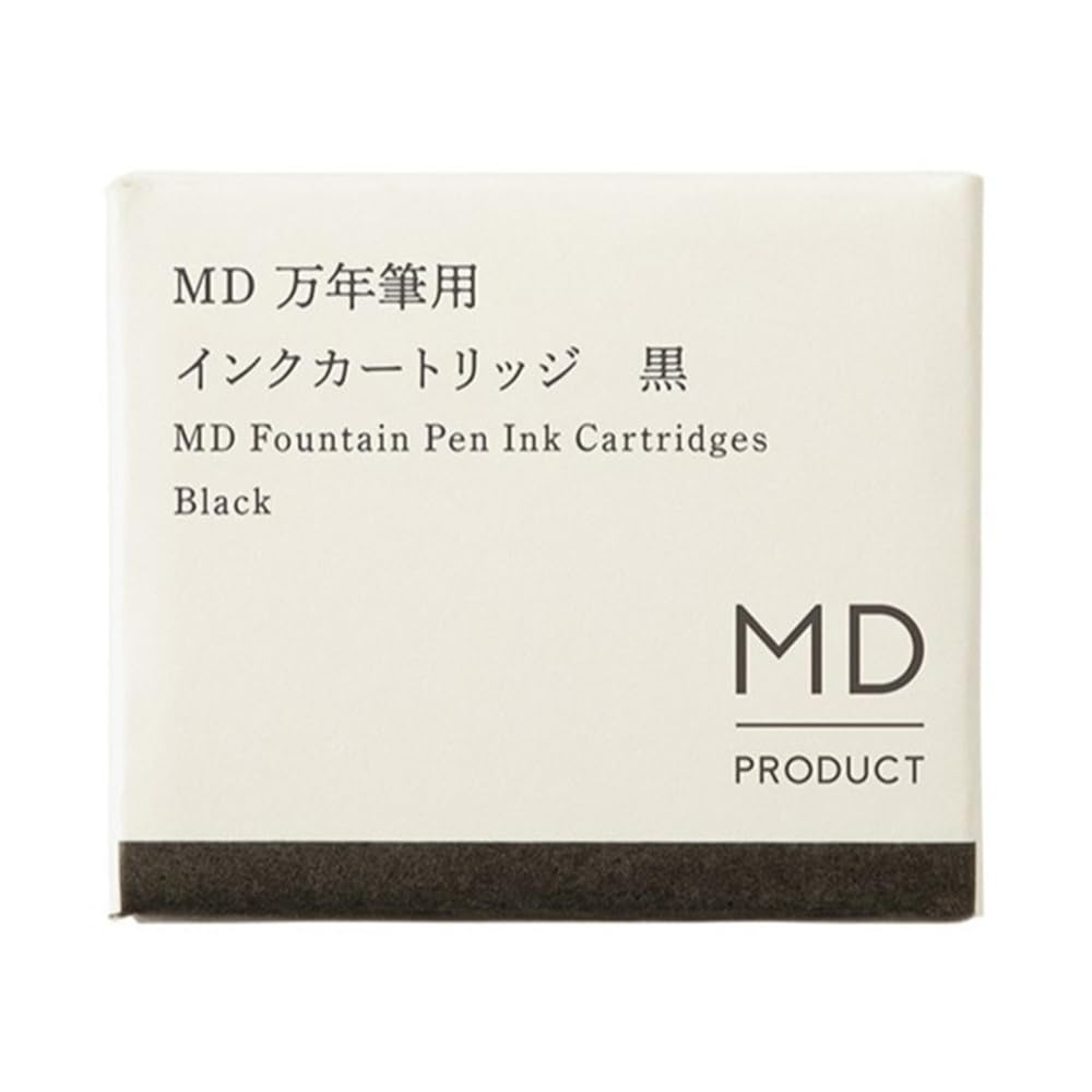 Amazon | ミドリ 万年筆 MD万年筆用 カートリッジ 黒 38080006