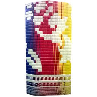 Image of Multi Purpose Plastic Rectangular Floor Mat Chatai (Multicolor, Multidesign) Pack of 1 Piece (4 feet x 6 feet)