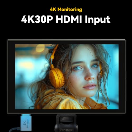 Image of Portkeys HD7T Camera Monitor 7'' 1000nit High Brightness Touchscreen Field Monitor with Top Shortcut Keys Suitable for DSLR Camera