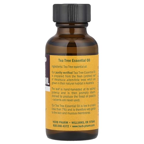 Aceite Esencial Puro de Árbol de Té Australiano Herb Pharm 30 ml miniatura 2