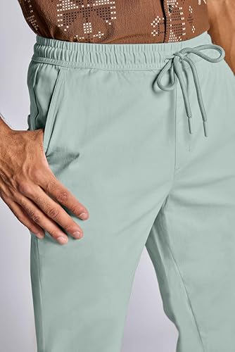 Image of FTX Men Solid Cotton Regular Fit Multicolor Track Pant