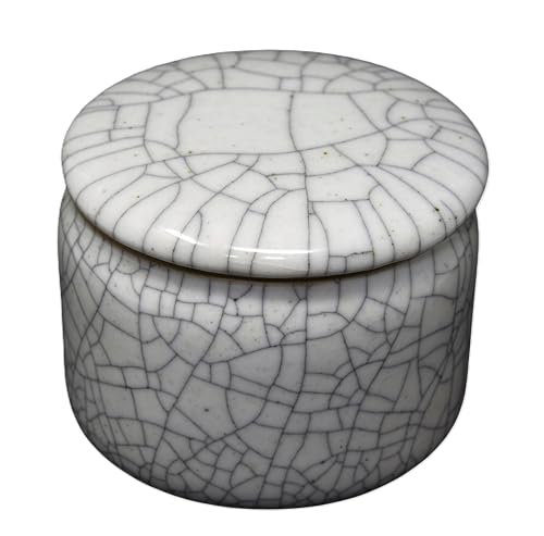 Original Französische Wassergekühlte Keramik Butterdose, Nie Mehr Harte...