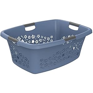 Rotho Flowers Wäschekorb 50L Blau