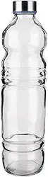 Euro Home - Garrafa 1 litro H2O de Vidro Transparente - VDR7243