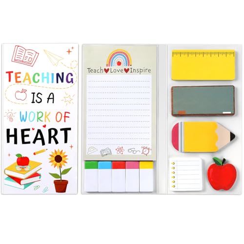 Teacher Gifts Sticky Notes, Teacher Appreciation Gifts End of Year Teachers Gift...
