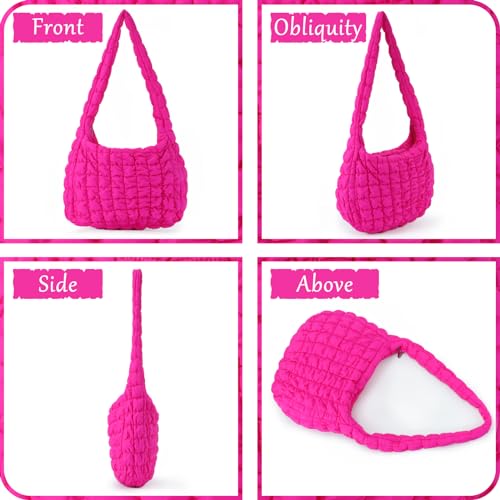 Bolso acolchado tipo tote grande GOKTOW miniatura 6