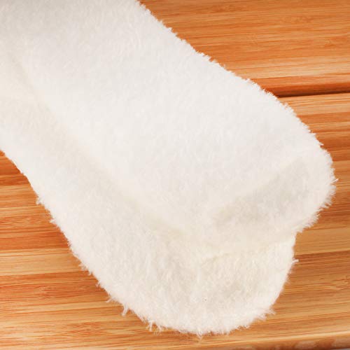 Image of BambooMN Women's Fuzzy Soft Colored Socks