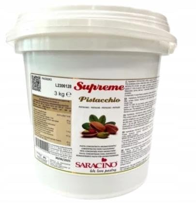 SARACINO We love pastry Pâte concentrée Pour Aromatiser Au Goût Pistache - 1KG
