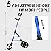 DAILYLIFE Rollator Walker for Seniors & Caregivers - Steerable Cane with 7.5