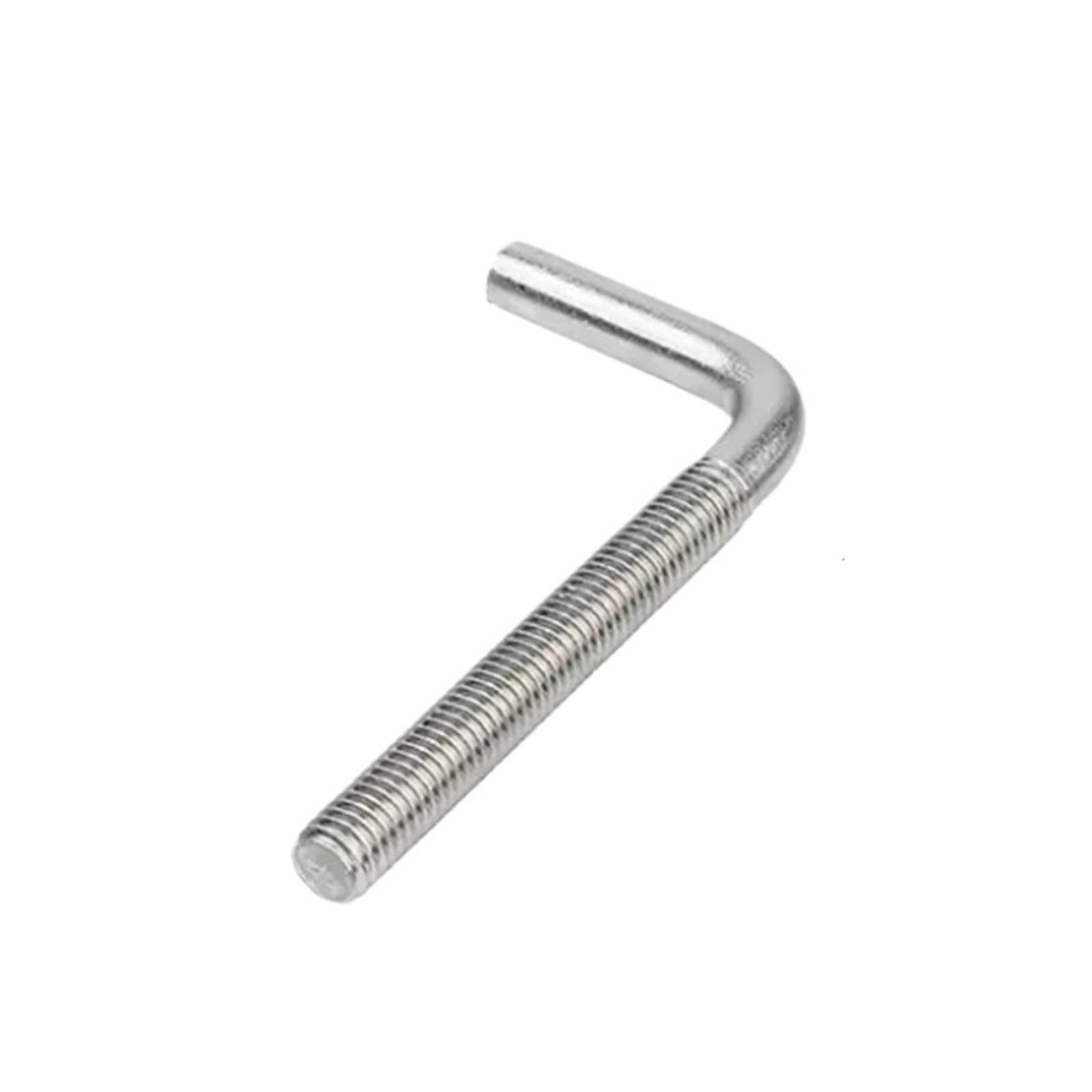 Bullone di ancoraggio ad angolo retto a forma di L in acciaio inossidabile 304 1/2/5/10 pezzi M4 M5 M6 M8 M10 M12(5pcs M6X50)