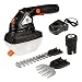 Produktbild DELTAFOX Akku-Drucksprüher Drucksprühgerät 3in1 Set inkl. Gras und Strauchmesser - Pflanzensprüher - Gartenkombigerät - inkl. 2x 10,8 V 2 Ah Li Ion Akku - 1 h Ladezeit