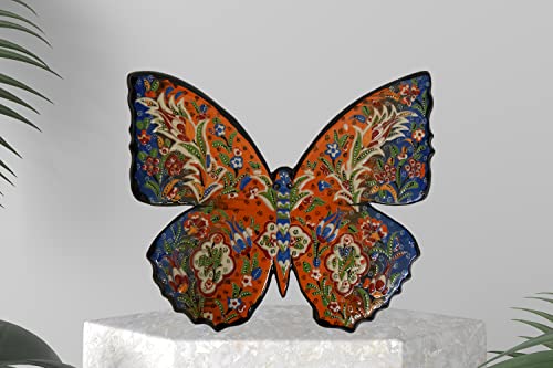 EliPOT Ceramic Large Butterfly, Ceramic 2D Butterfly, Wall Mounting Large