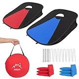 Nattork Portable Collapsible Cornhole Set