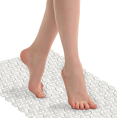 TATAY Bath Mat, Non-slip, PVC with Suction Cups, Resistant to Mold and Microbes, Anti-Bacterial, Pisces Design - Image 2