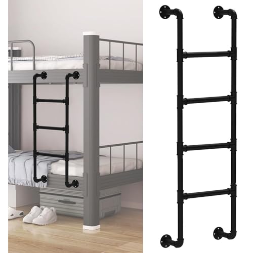 GFHOOZ Escalera para litera de Autocaravana, Escalera de Salida de Pozo de Ventana de sótano, 1,2 m, 1,8 m, 2,2 m y 2,4 m, Escalera de Hierro Forjado para Cama de Remolque de Vi