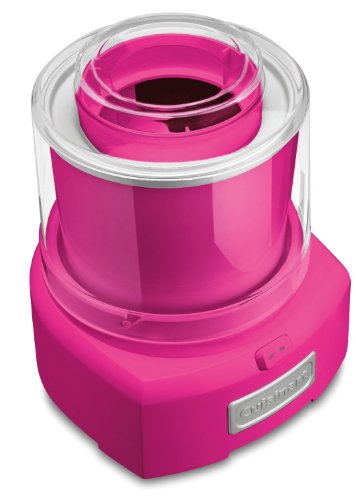 Cuisinart ICE-21PKSLT Frozen Yogurt-Ice Cream & Sorbet Maker, Raspberry
