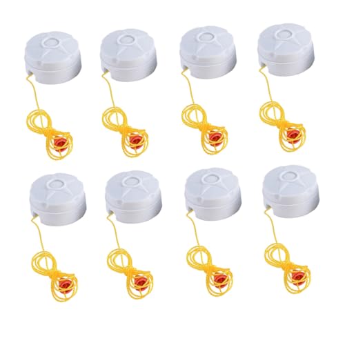 Angoily 10 Piezas Tire del interruptor tiradores de luz decorativa luz electrica accesorio techo condujo colgante ceiling fan plafón lamp pull cord tirando de la cuerda baquelita