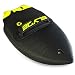 The Slyde Grom Soft Top Bodysurfing Handboard/Handplane, Easy to Use, Fun to Master, Safe for Kids, Portable, Light Weight, Durable with Exceptional Buoyancy (Turquoise and Electric Lemon)
