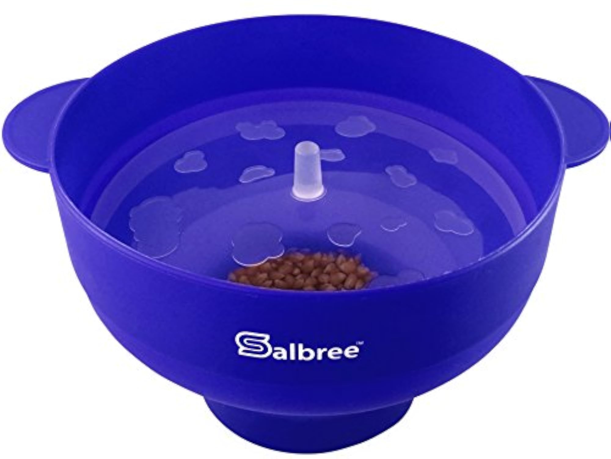 Microwave Popcorn Popper, Silicone Maker, Blue