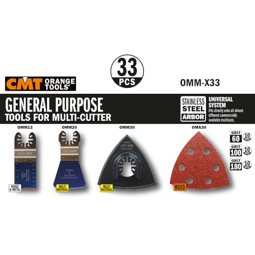 Set CMT OMM-X33 de 33 herramientas multifuncionales para transformar espacios y muebles 3