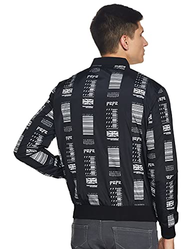 Image of Pepe Jeans Georgette Men's Solid Blouson Standard Length Jacket