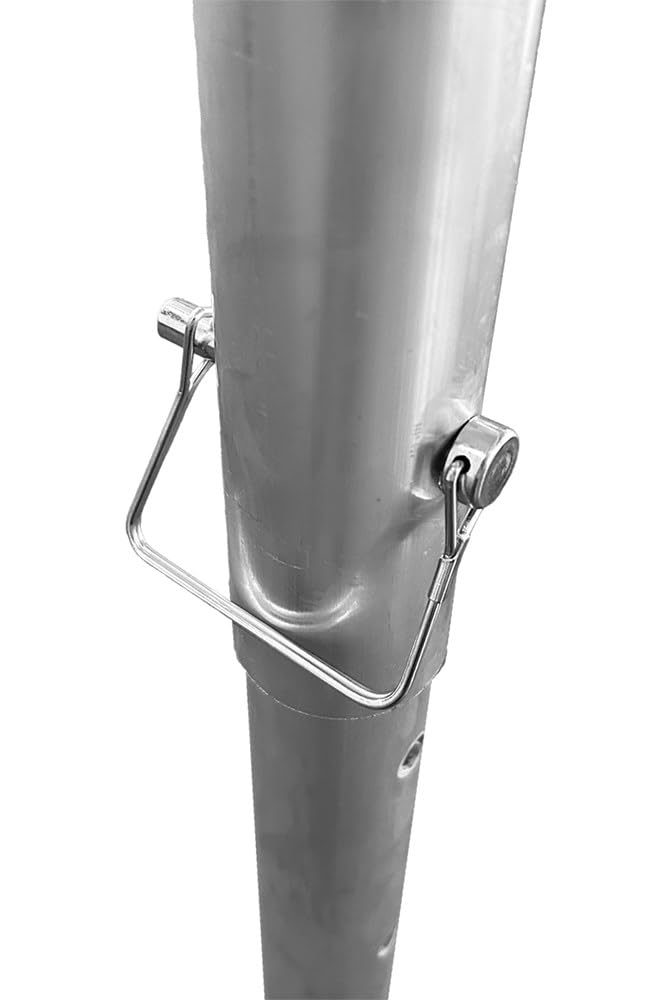 Svelt Scala 10 gradini Conica con Puntale Telescopico per Terreni Inclinati – Gradini Antisdrucciolo, Uso Agricolo e Giardinaggio, Portata 150kg, Agriluxe Maxi