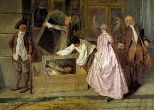 Signe de Gersaint Watteau affiche artistique grand format pour salon moderne