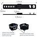 zofanvo Enhanced Edition Ultra-Strong Enclosed Magnetic Cigar Holder, Black Portable Golf Cart Accessories,Fits 38 to 60 Ring Gauge,Fit for Golfing, Grilling, Fishing, Travel, and Outdoor Adventures