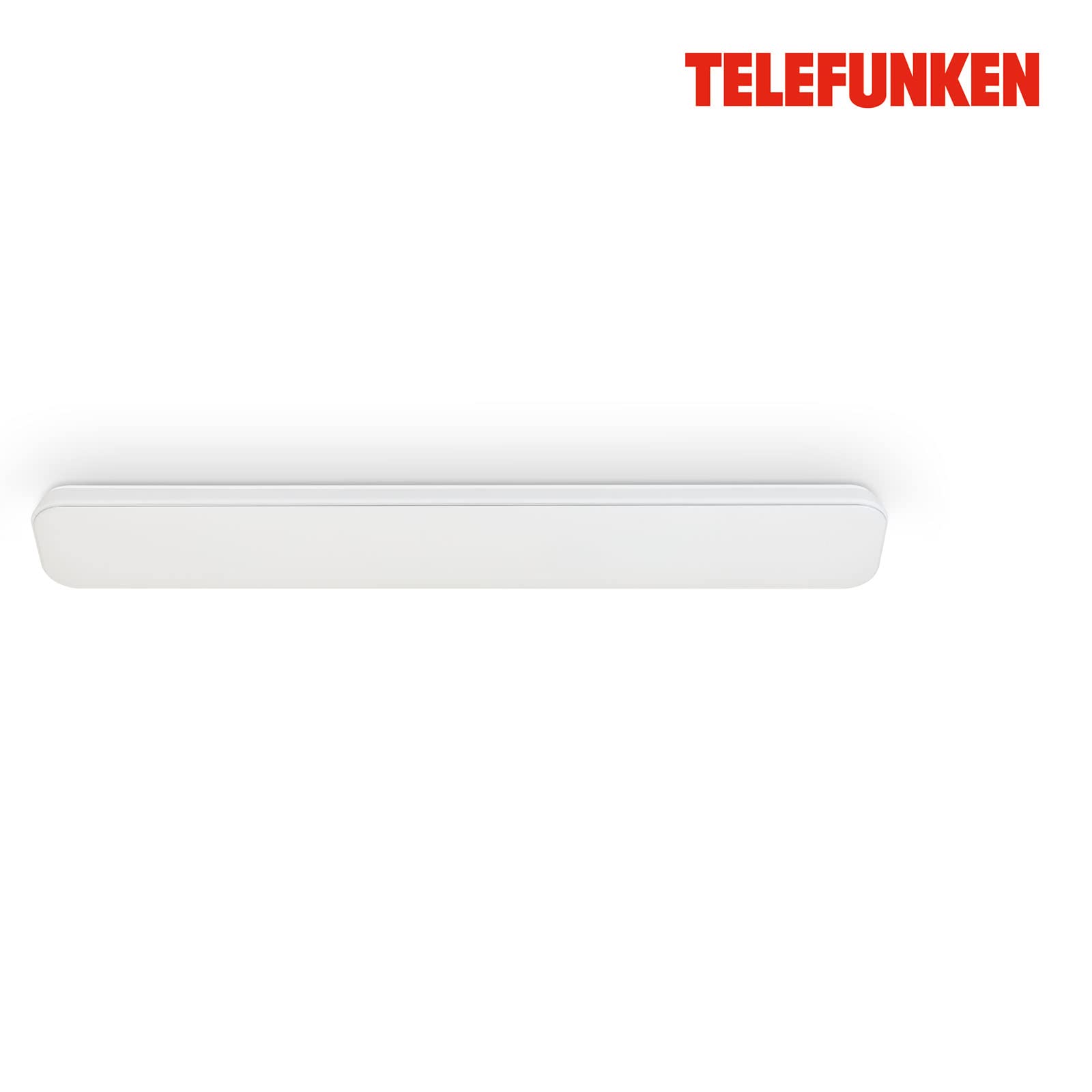 Telefunken - Lampa sufitowa LED, ściemniana, lampa sufitowa LED, do kuchni, warsztatu, ściemniana za pomocą przełącznika ściennego, neutralne białe światło, 49 W, 5300 lm, biała