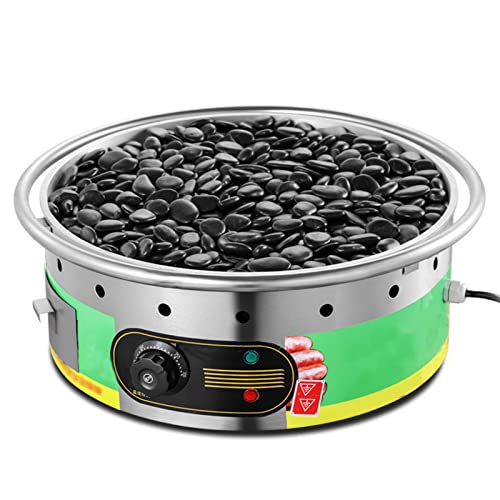 SmPinnaA Macchina per Hot Dog, Macchina per Hot Dog Commerciale Piccola in Pietra Vulcanica, Scalda Hot Dog con Piccolo Piano di Lavoro A Conduzione Rapida del Calore in Pietra, per Uso Dom