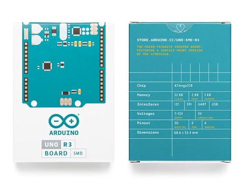 Arduino Uno Rev3 SMD para automatización hogareña y proyectos de robótica DIY 7
