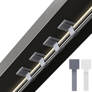 Hook and Loop Cable Ties, Self Adhesive Hook and Loop Cable Straps, Sticky-back Cord Organizer, Cable Clip, Household & Office Essentials, 40Pcs per Pack