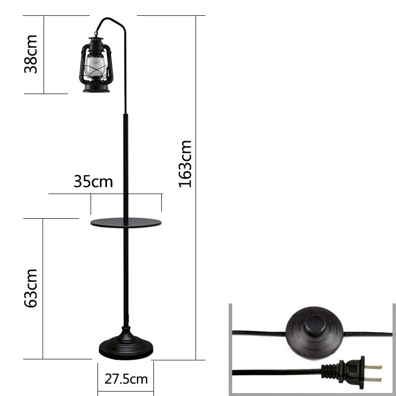 Lampadaire de la lampe de kérosène rétro à diffusion douce - 7
