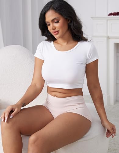 Image of Goat Union Organic Cotton Boyleg Period Underwear for Women & Teens - Moderate Absorbency Period Panty