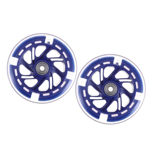 Roues de trottinette lumineuses ORFOFE accessoires résistants en PU haute élasticité