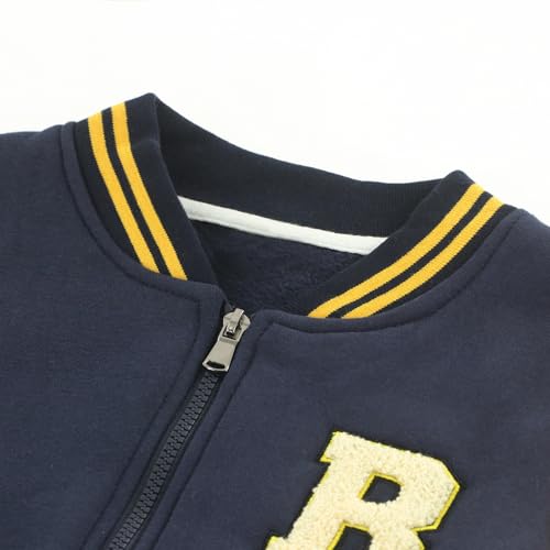 Kids Baseball Jackets School Varsity Uniform Cotton Leisure Fashion jackets Boys Girls Jackets for 2-7 Years3