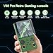 FVBADE 【35000 in 1 V40 PRO Handheld Game Console 3.5 inch IPS Screen Mini Retro Console 3800mAh Portable Pocket Arcade 45+ Mainstream Emulator 256G TF Card Transparent(Green)