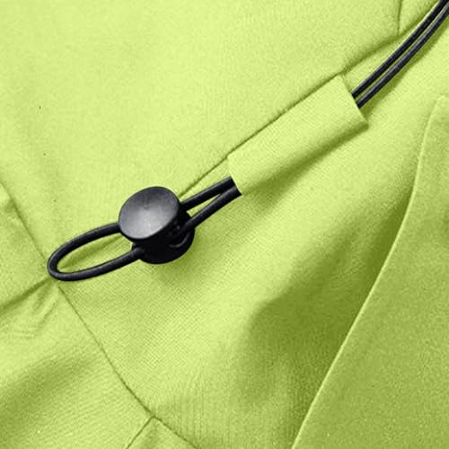 UHouse Herren Regenjacke Wasserdicht Outdoor Wanderjacke Atmungsaktiv Regen Jacke Windjacke Leichte Outdoorjacke mit Kapuze Softshelljack Funktionsjacke Kapuzenjacke Grün XL