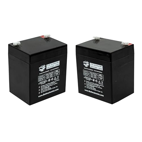 (2 Pack) 12V4.5AH 12V 4.5AH SLA Sealed UB1245 UB1250 Battery Lead Acid Battery for Alarm Solar