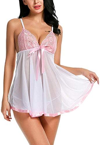 Vestito Donna Sexy In Pizzo - Abito Discoteca Con Scollo A V E Maniche 3/4 - Foto 4